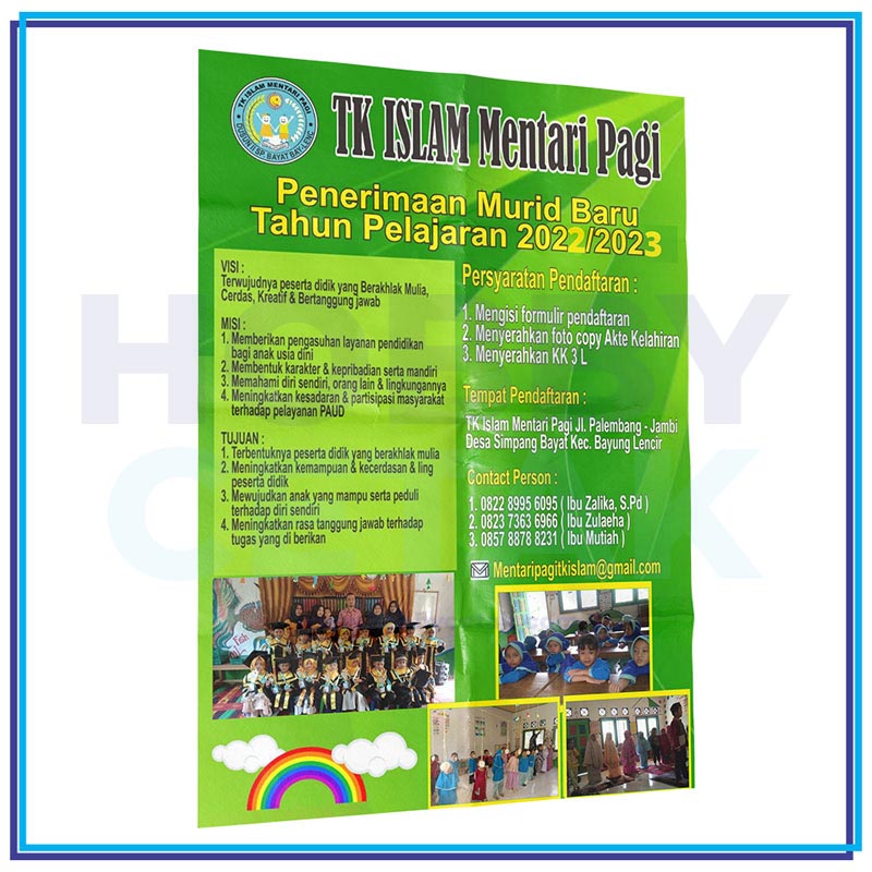 Brosur Custom - Mentari Pagi