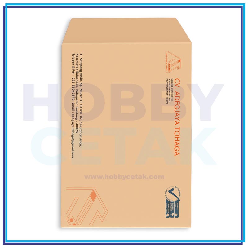 Amplop Folio F4 - Contoh 2